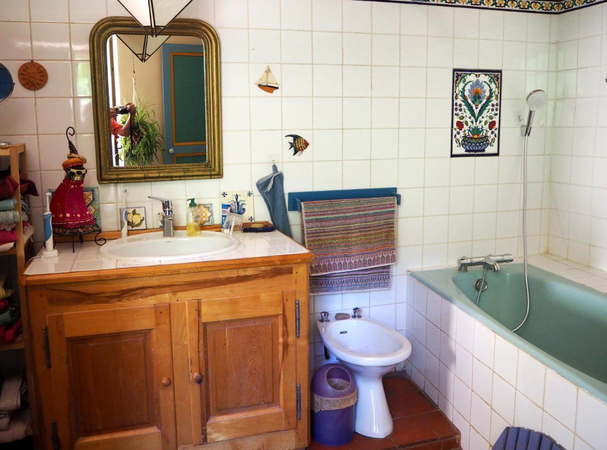 Chambre D'Hotes Le Rougeyras Roquebrun Exteriör bild