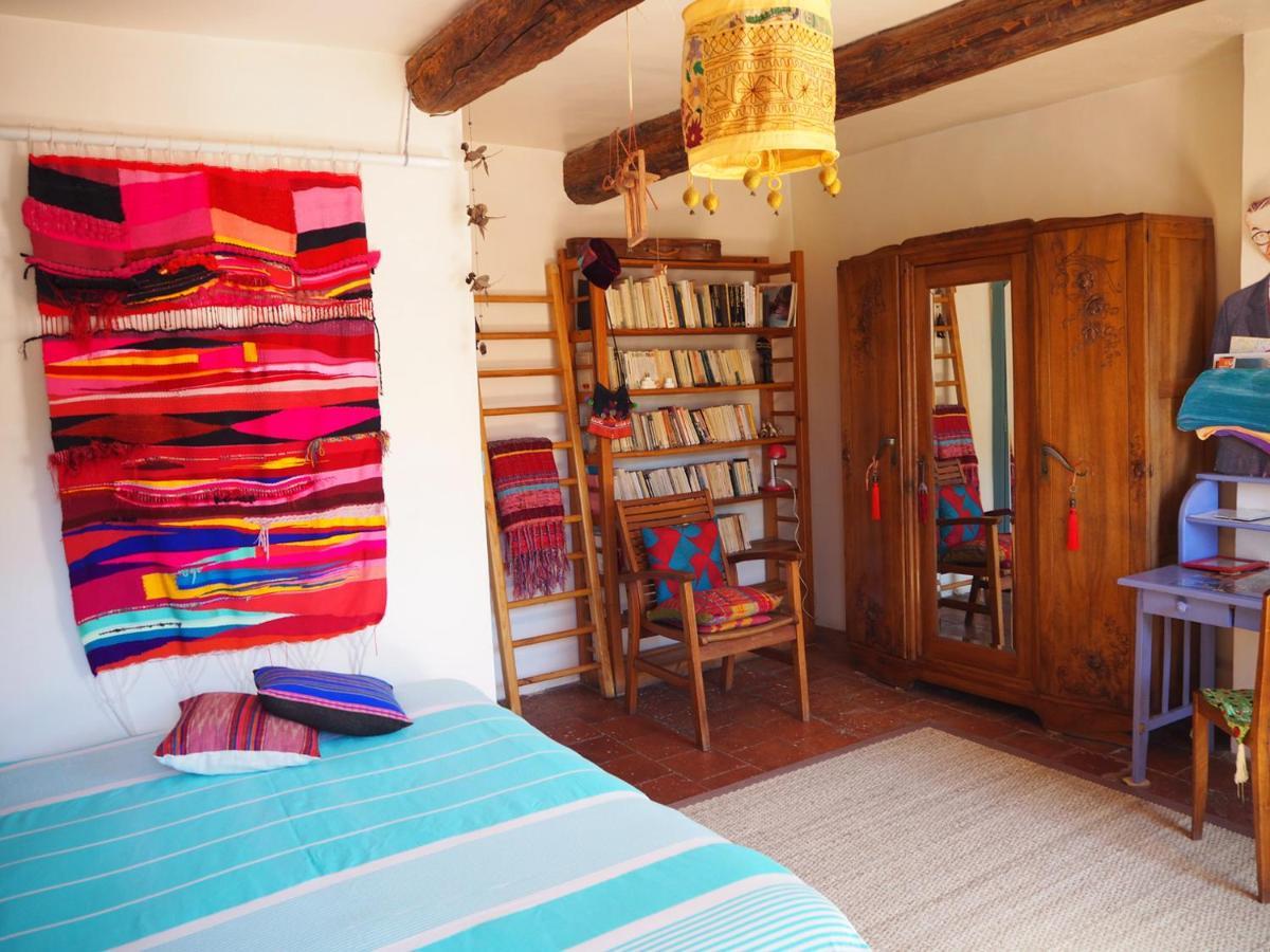 Chambre D'Hotes Le Rougeyras Roquebrun Exteriör bild